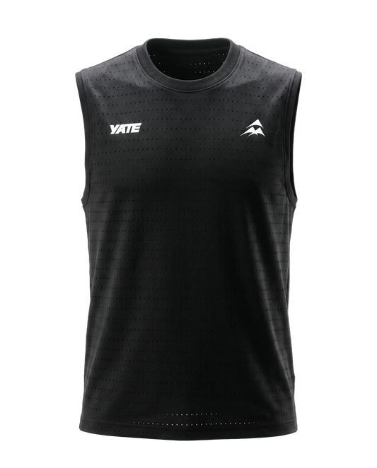 YATE Origin Performance Tank-Top, front view — training tank-top built for gym, running and hybrid sessions.